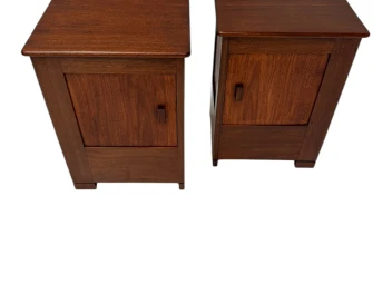Art Deco Modernist Nightstands by J.A. Muntendam for L.O.V. Oosterbeek, 1920s 2